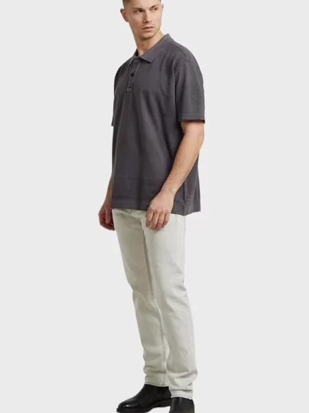 Поло G-star Raw в полоску серое