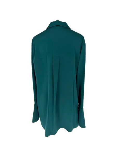 Bluză Max Mara cu decolteu în V verde