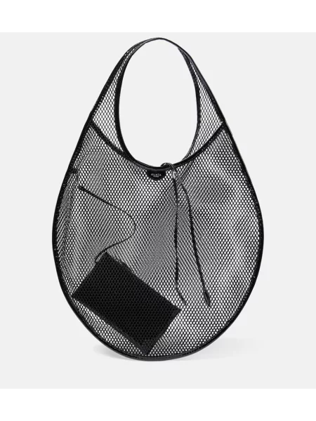 Geantă Alaïa plasă negru