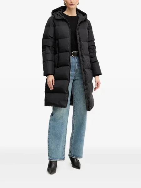 Geacă Armani Exchange cu glugă negru