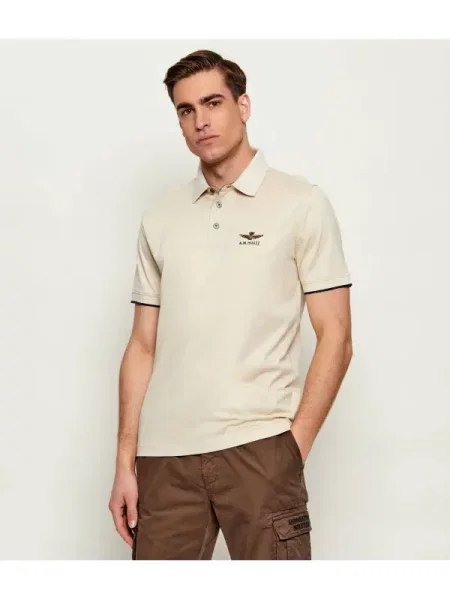 Tricou polo Aeronautica Militare bej
