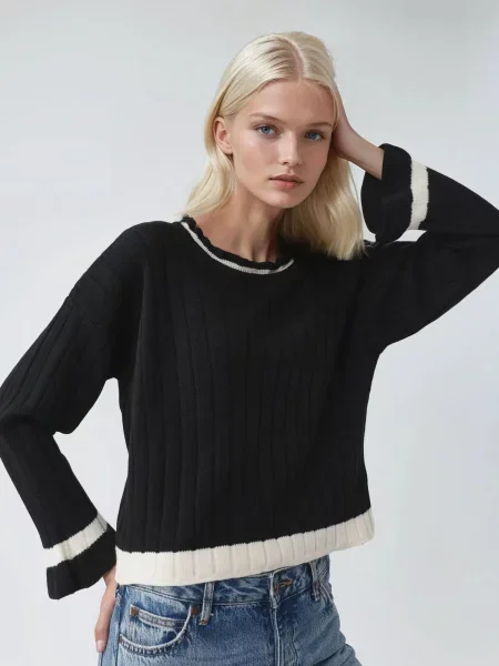 My fashion Pulóver Pullover' fekete