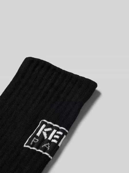 Skarpety z nadrukiem z logo Kenzo czarne