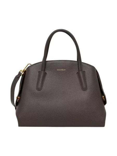Coccinelle torebka crossbody skórzana zielona