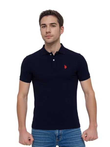 U.S. POLO ASSN. Tricou sângeriu negru