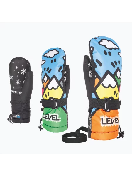 Mănuși de snowboard pentru copii Level Junior Mitt pk rainbow