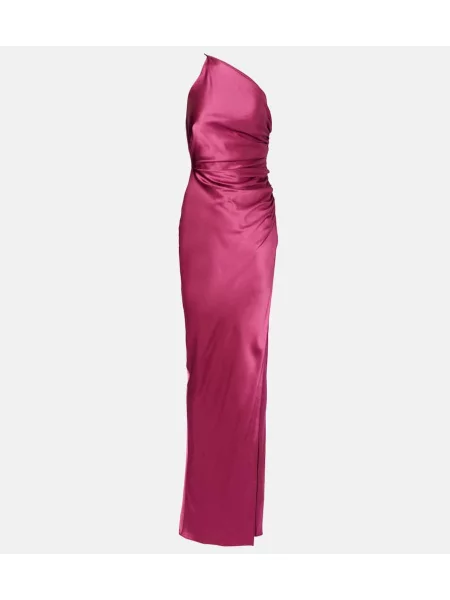 Rochie The Sei din satin roz