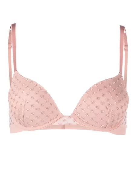 Sutien Wolford cu broderie roz