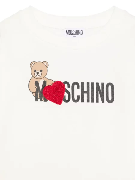 Dětska mikina Moschino bílá