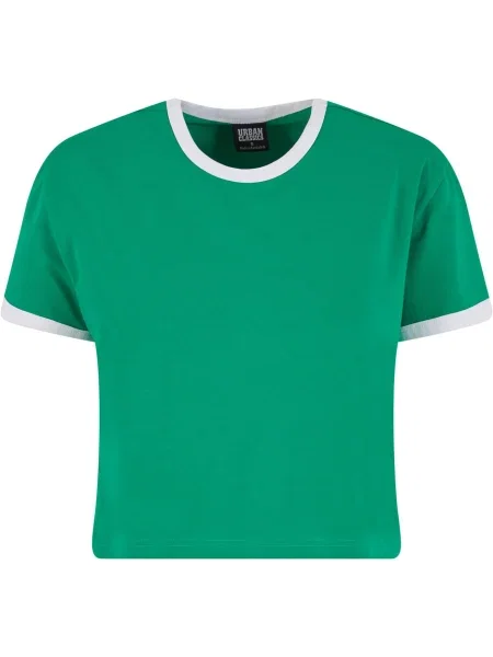 Urban Classics Tricou verde alb