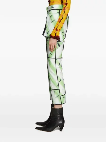 Pantaloni Asai verde