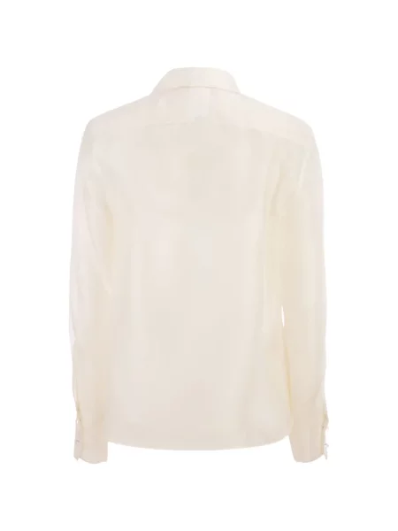Cămașă Max Mara cu broderie de mătase cu model floral