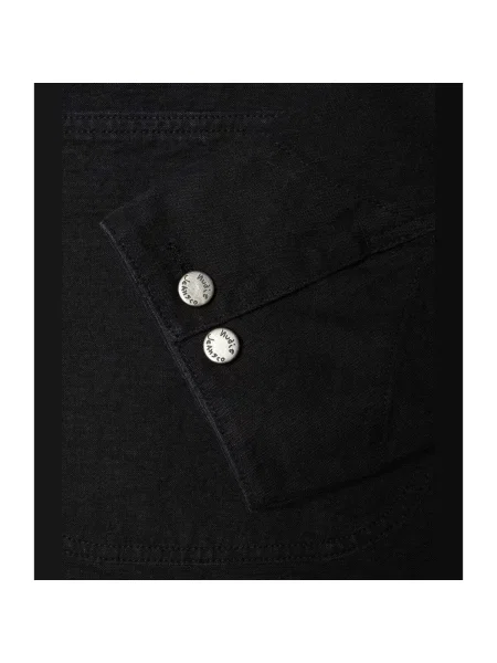 Plátěná bunda Nudie čierna