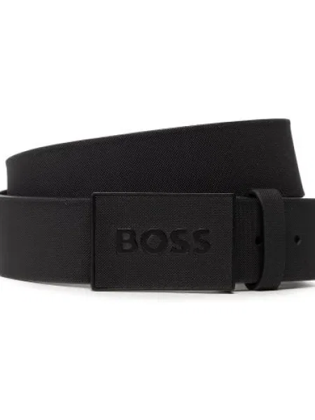 Bőr öv Boss fekete