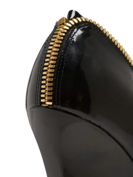 Γοβάκια Balmain με τακούνι-σφήνα μαύρο