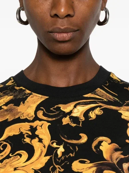 Μπλούζα Versace Jeans Couture με σχέδιο μαύρο