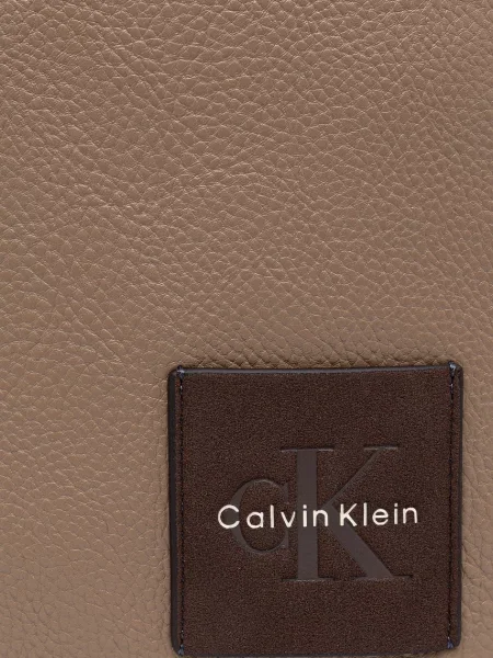 Calvin Klein Válltáska Bold Pebble Ssnl Simple Reporter bézs