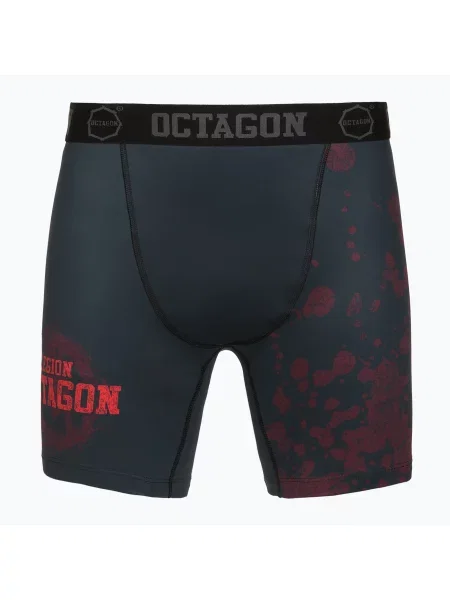 Тренувальні шорти Octagon Legion Grunge чорний/червоний чорні