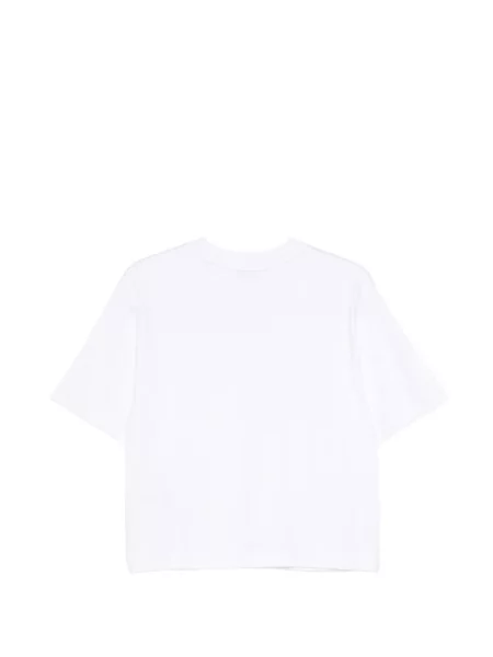 Polo Marc O'polo με στρογγυλή λαιμόκοψη με αυτόγραφο λευκό