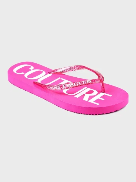 Шлепанцы Versace Jeans Couture розовые