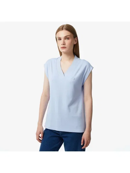 Lacoste Koszulka Lacoste niebieska