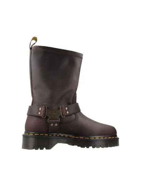 Botki Dr. Martens brązowe