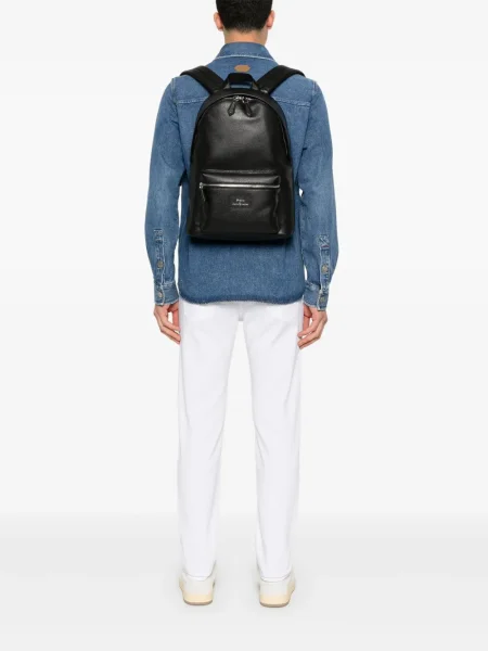 Rucsac Polo Ralph Lauren din piele negru
