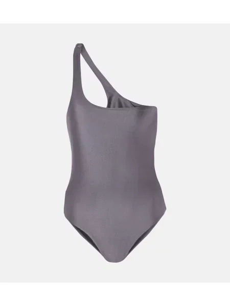 Costum de baie Jade Swim cu un umăr gol albastru