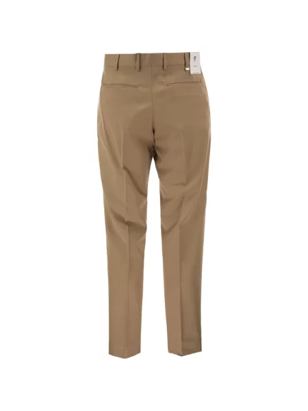 Pantaloni Pt Torino fără toc maro