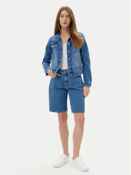 Pepe Jeans Jeansová bunda modrá