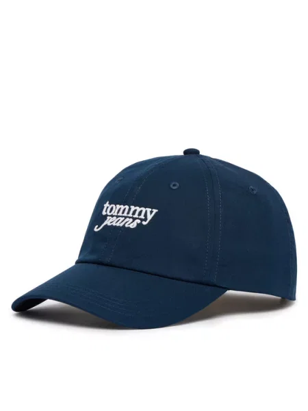 Tommy Hilfiger Șapcă Scri Bleumarin alb