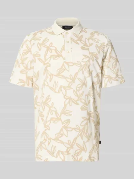Koszulka polo o kroju regular fit z detalem z logo Maerz Muenchen