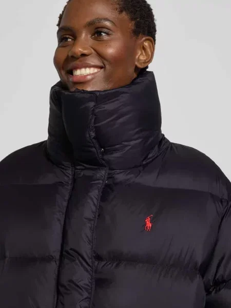 Kurtka puchowa ze stójką Polo Ralph Lauren czarna