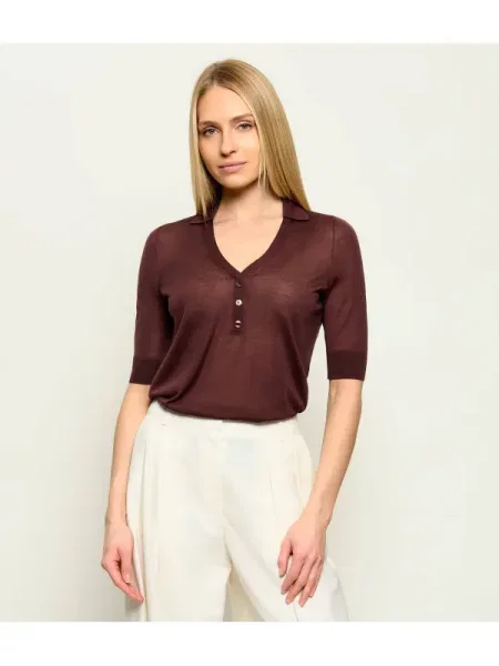 BOSS BLACK Pulover cu adaos de lână negru