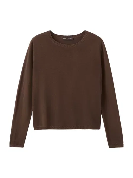 MANGO Pulover TENCY ciocolatiu