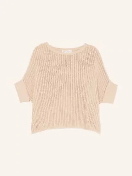 Marc O'polo Koszulka Z Dzianiny beige beżowa