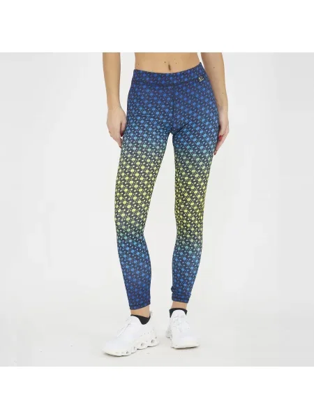 Legginsy treningowe NETMESH niebieskie