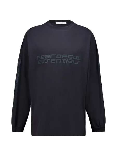 Tricou Fear Of God Essentials cu imagine lung negru