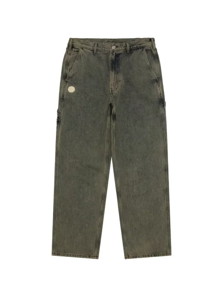 Pantaloni cargo Aape By A Bathing Ape cu autograf gri