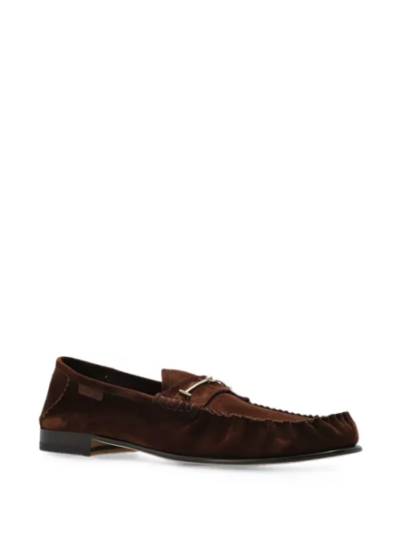 Pantofi loafer Tom Ford din piele maro
