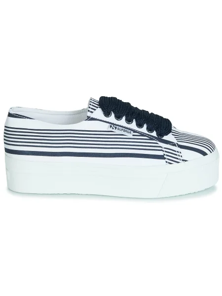 Pruhované tenisky Superga 2790 biela
