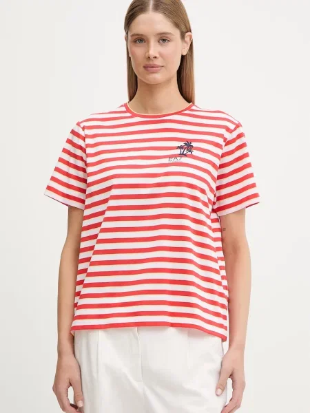 Emporio Armani T-shirt czerwona