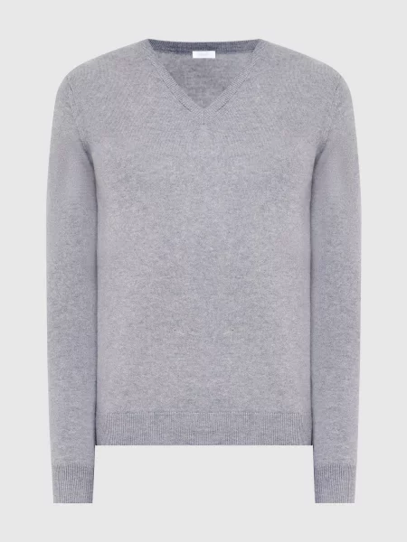 Пуловер з кашеміру Malo сірий