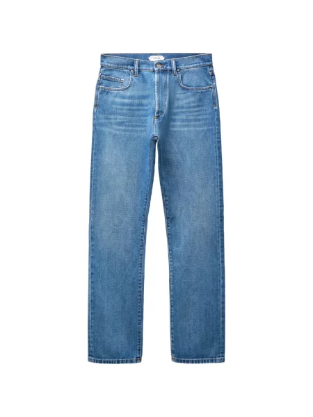 Blugi Versace cu autograf albastru