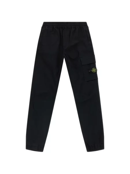 Spodnie cargo dziecięce Stone Island niebieskie