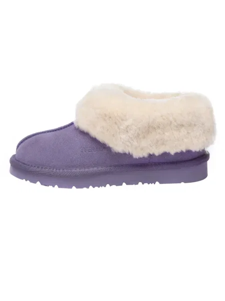 Everau Papuci de casă albastru violet alb