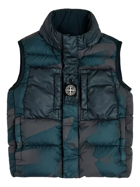 Kamizelka dziecięca Stone Island niebieska