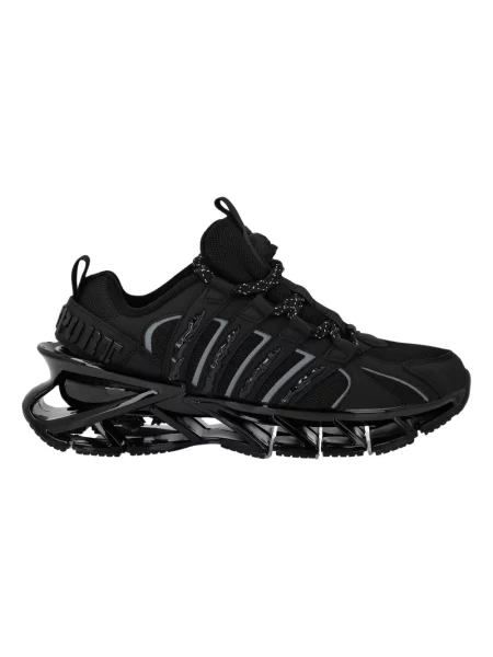 Sneakersy Plein Sport skórzane czarne
