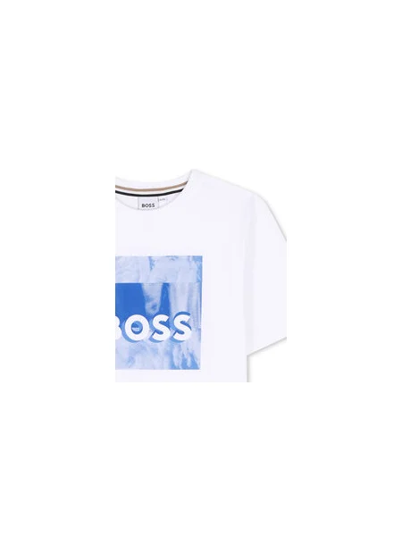 BOSS Póló D Regular Fit fehér