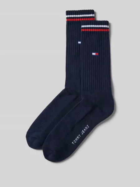 Skarpety z paskami w kontrastowym kolorze w zestawie 2 szt. Tommy Hilfiger